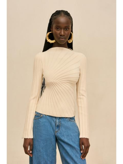 Cult Gaia PAULETTE KNIT TOP