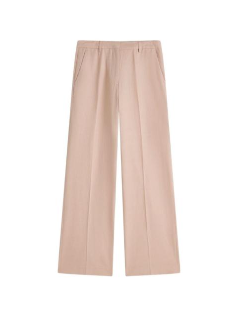 SCOTCH & SODA pressed-crease wide-leg trousers