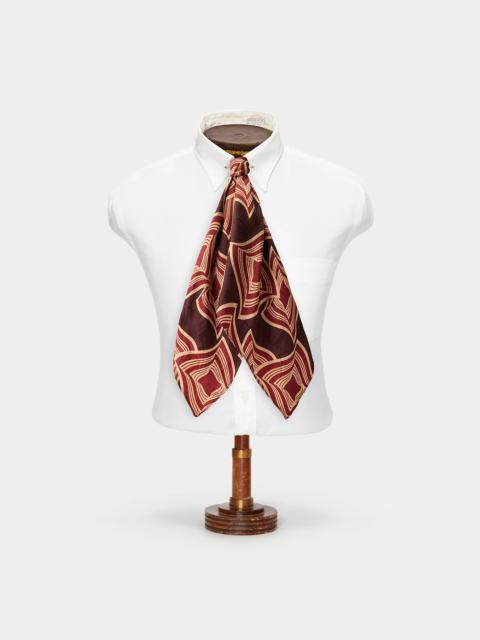 RRL by Ralph Lauren Wavy-Geometric Silk Jacquard Cravat