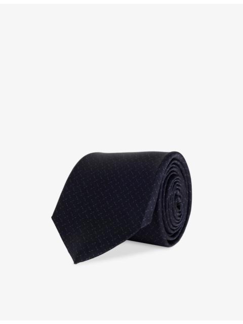 CORNELIANI Printed Silk Tie