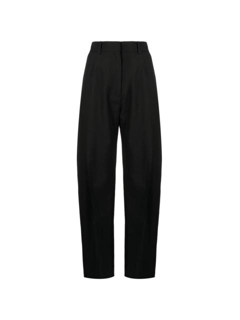 A.W.A.K.E. MODE high-waisted slit tapered trousers