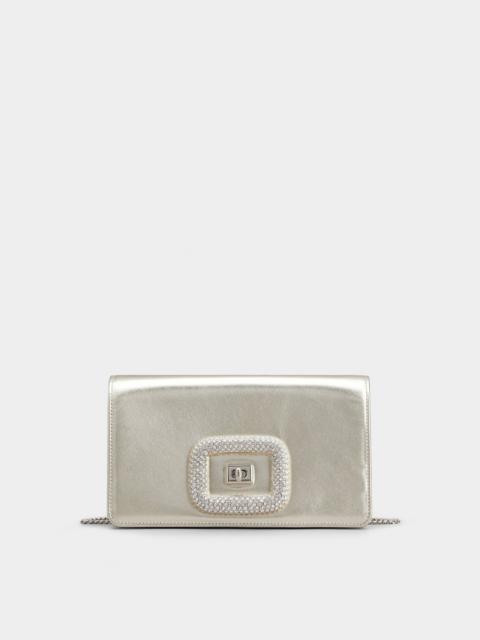 Viv' Choc Jewel Mini Bag in Leather