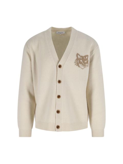 Maison Kitsuné 'FOX HEAD' CARDIGAN