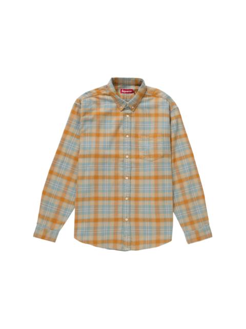 Supreme Supreme Plaid Flannel Shirt (SS24) Tan