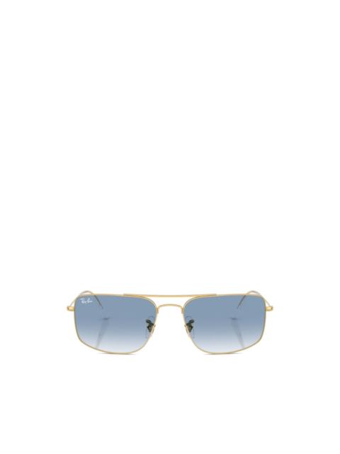 Ray-Ban rectangle metal sunglasses