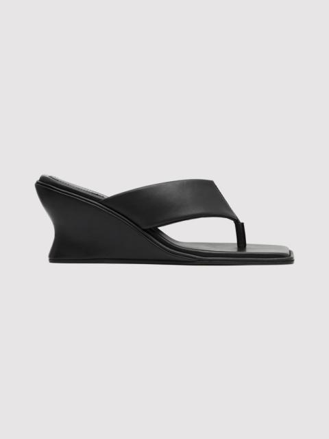 ST. AGNI Soft Thong Contour Wedge - Black