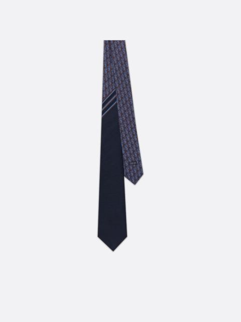Dior Striped Dior Oblique Tie