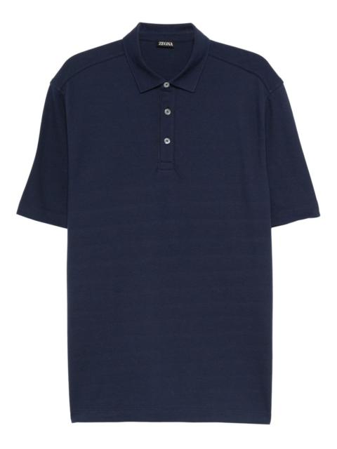 ZEGNA short-sleeve button polo shirt