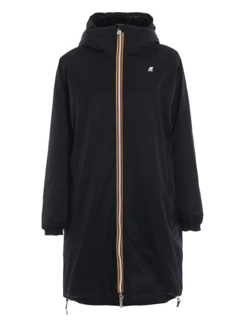 K-WAY hooded zipped parka