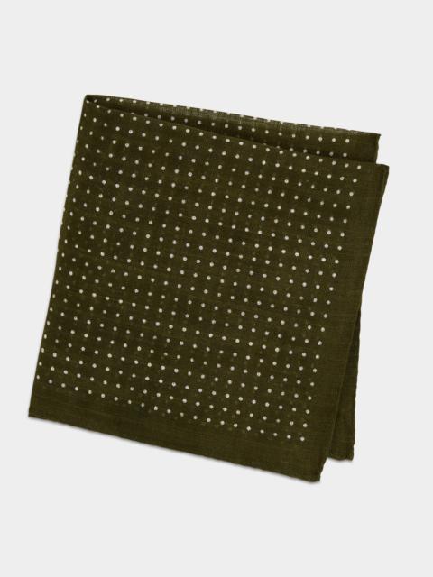 TODD SNYDER Italian Dot Pocket Square