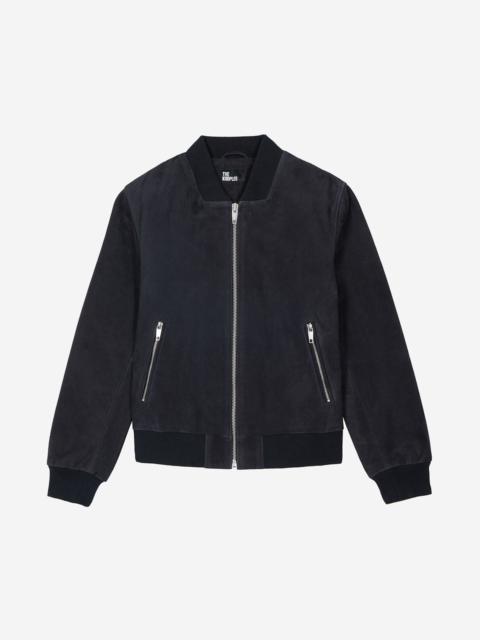 The Kooples BLUE SUEDE BOMBERS