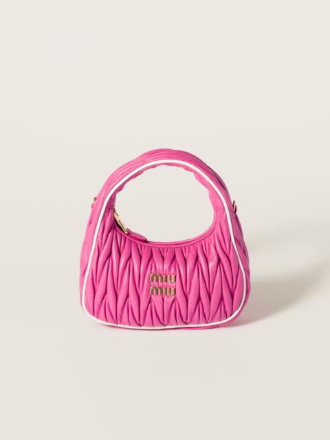 Miu Miu Wander matelassé nappa leather bag