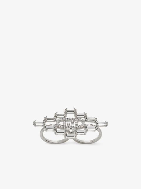 FENDI Silver-colored ring