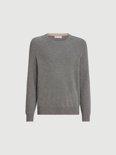 Brunello Cucinelli Cashmere English rib sweater