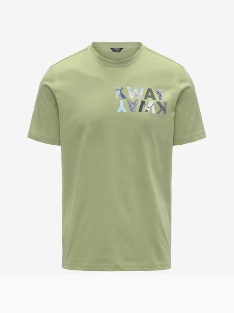 K-WAY Odom Slim Jersey Kway Lettering T-Shirt