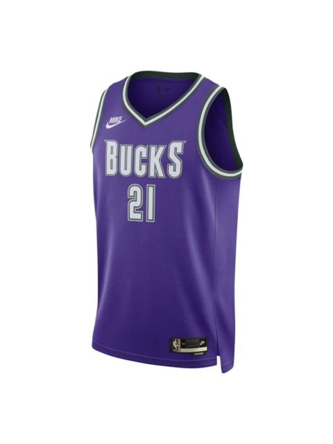 Nike Nike x NBA Milwaukee Bucks Classic Edition Swingman Jersey 'Jrue Holiday 21' DO9450-505