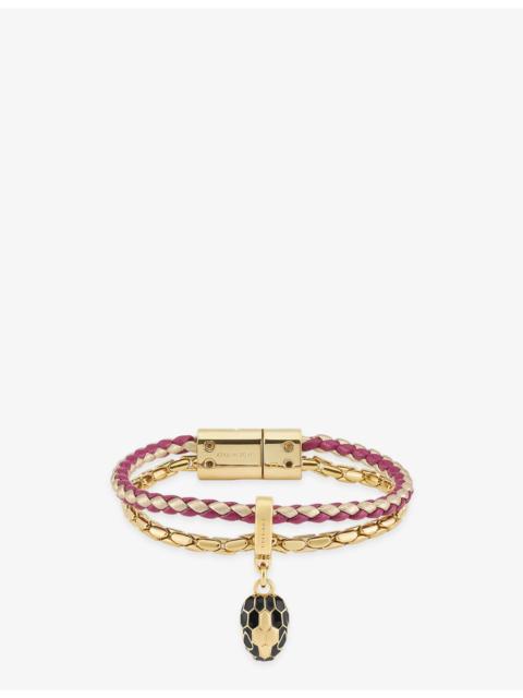 BVLGARI Serpenti Forever Leather Bracelet
