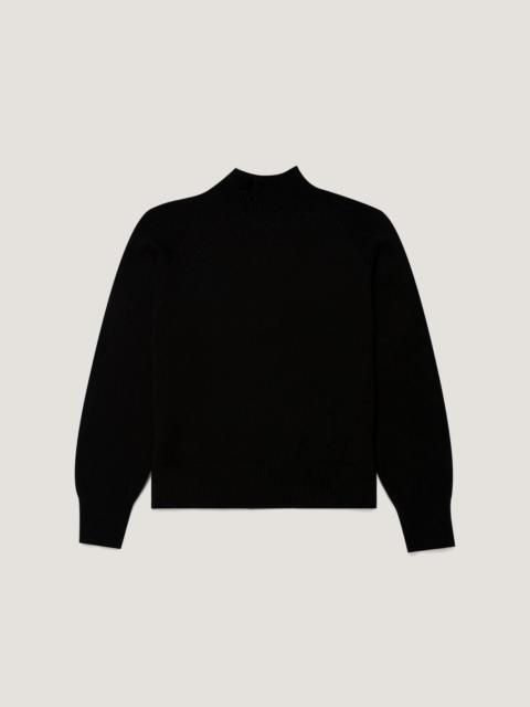 Sunspel Lambswool Funnel Neck Jumper