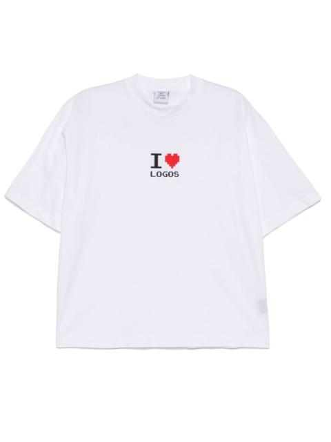 VETEMENTS I Love Logos-print T-shirt