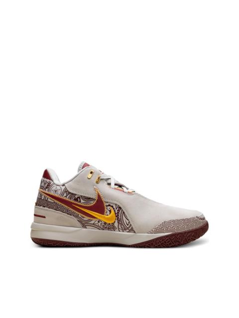 Nike LeBron NXXT Gen AMPD EP printed low-top sneakers