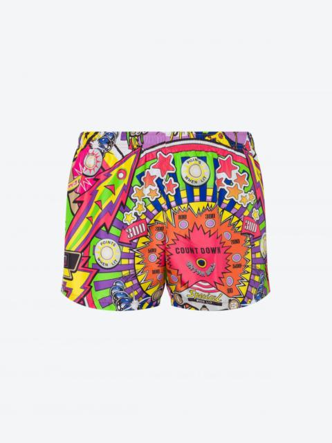 Moschino PINBALL PRINT BEACH BOXERS