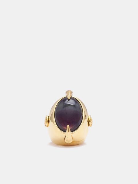 Roberto Cavalli Oval Gemstone Ring
