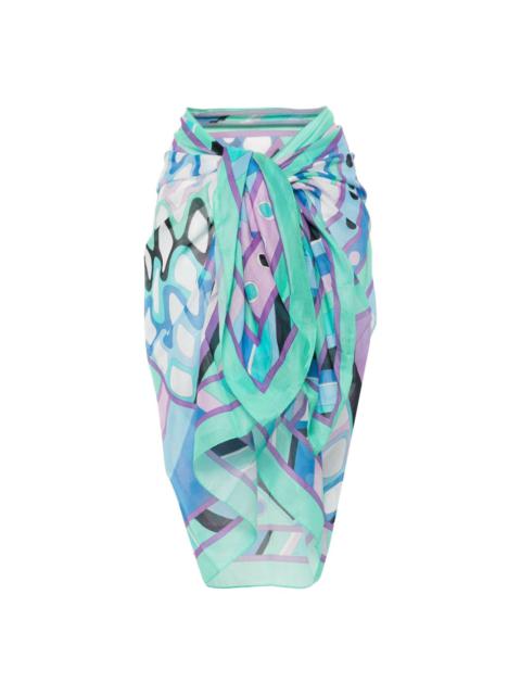 PUCCI Vivara-print cotton pareo