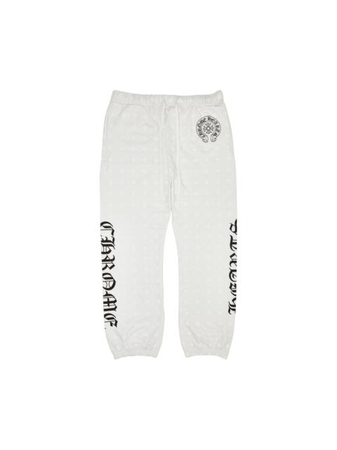 Chrome Hearts Monogram Sweatpants 'White'