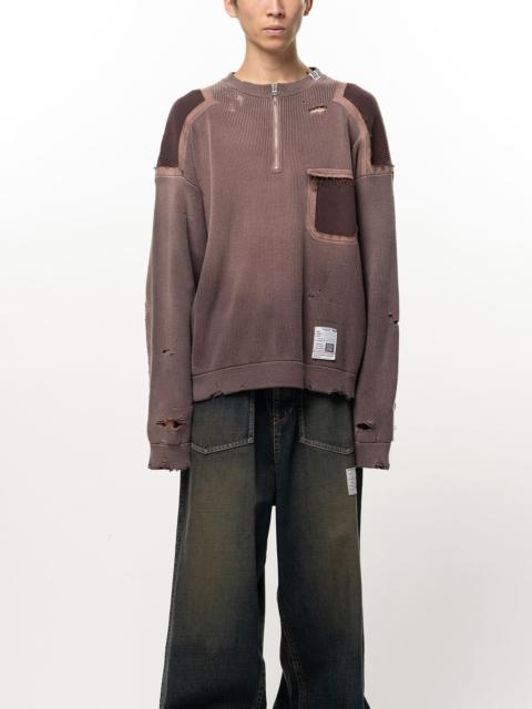 Maison MIHARAYASUHIRO Sun Faded Like Knit Sweater