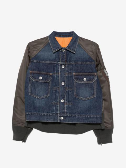 sacai zip-pocket jacket