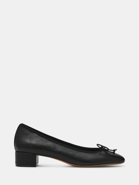 STEVE MADDEN STEFFI BLACK LEATHER