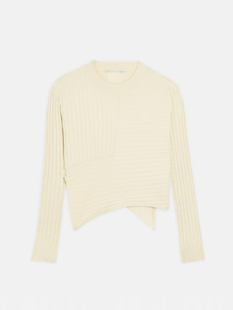 Ribbed Knit Cotton Jumper