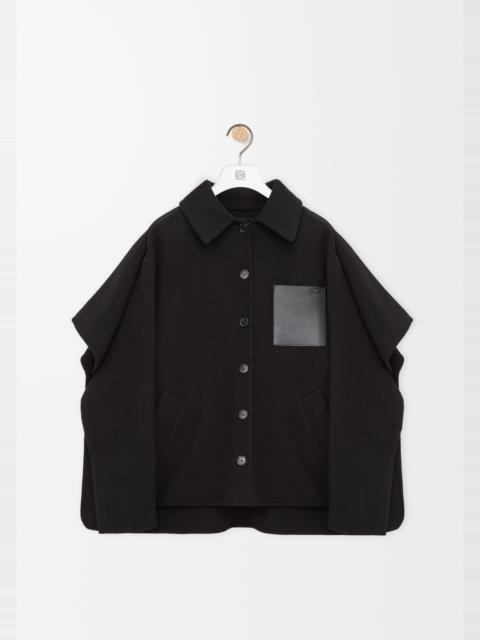 Loewe Cape coat in wool and cashmere