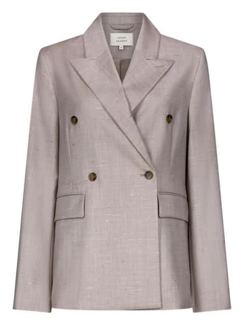 Loulou de Saison Norma double-breasted peak-lapel blazer