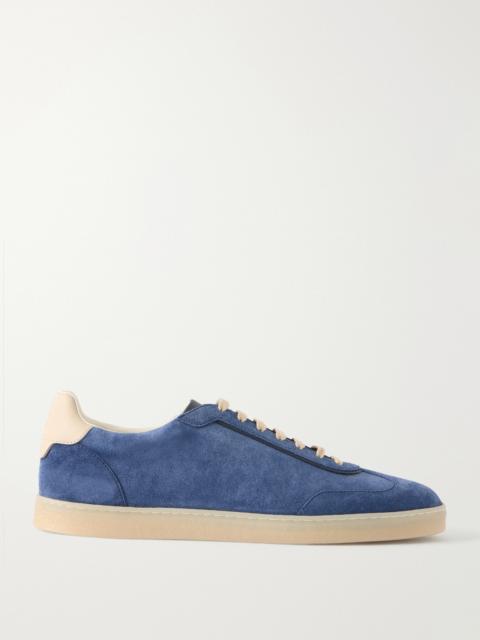 Brunello Cucinelli Coda di Rondine Suede Sneakers