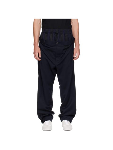 Vivienne Westwood Navy Builder Trousers
