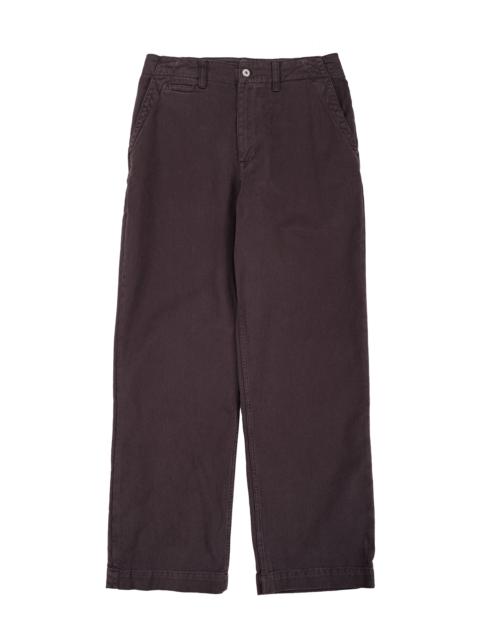 NORSE PROJECTS Hengifoss High Waist Heavy Twill Trouser Shale