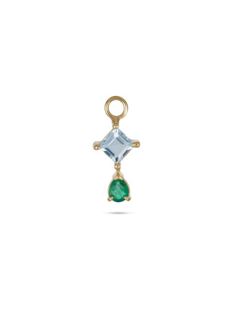 STONE AND STRAND Arianna Hoop Charm