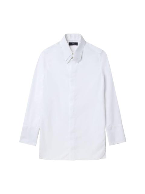 layered-front Supima cotton shirt