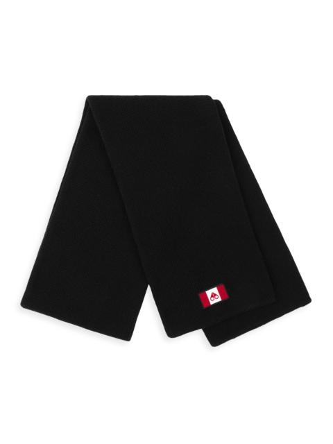 MOOSE KNUCKLES Men's Ferris Knit Scarf - Black