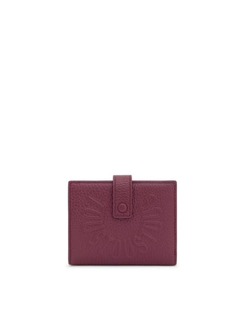 TOUS Burgundy leather Flap Card wallet TOUS Miranda