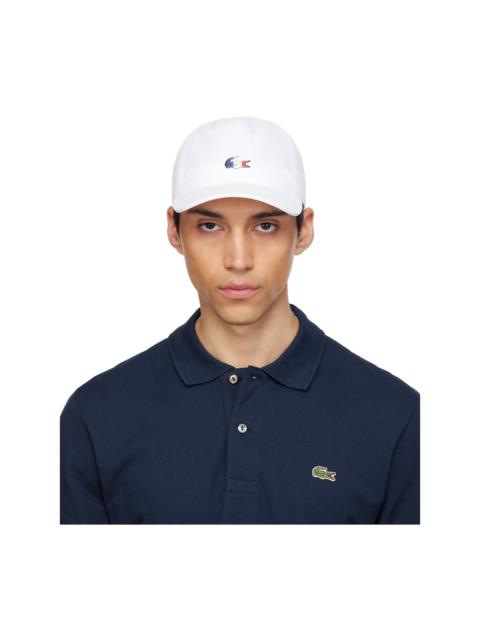 LACOSTE White French Tennis Team Cap