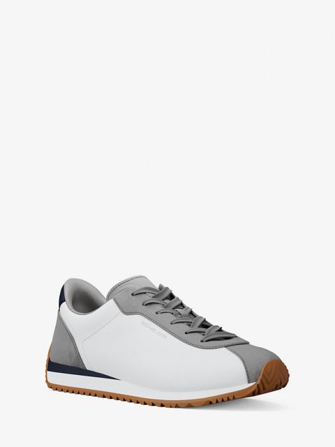 MICHAEL KORS Rhodes Mixed-Media Trainer