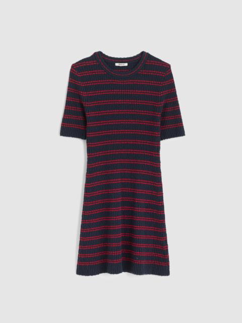 Madewell Ribbed A-Line Mini Dress