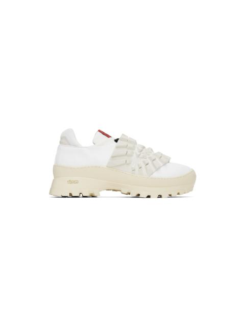 424 White Paneled Sneakers