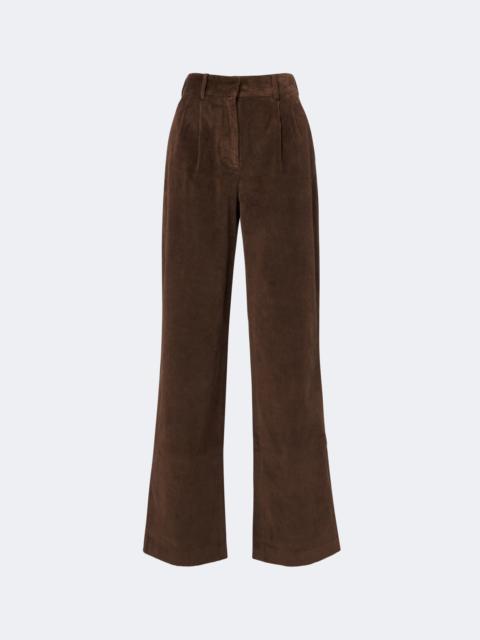 AYA MUSE Aven cotton-blend corduroy wide-leg pants