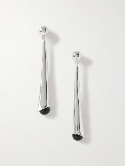 Sophie Buhai Lou Lou silver onyx earrings Silver