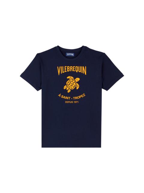 Vilebrequin Men Cotton T-shirt Embossed logo