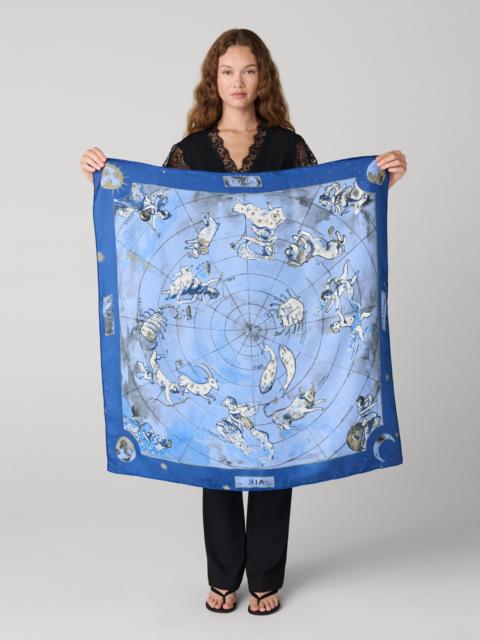 DIANE VON FURSTENBERG Zodiac Flag Scarf