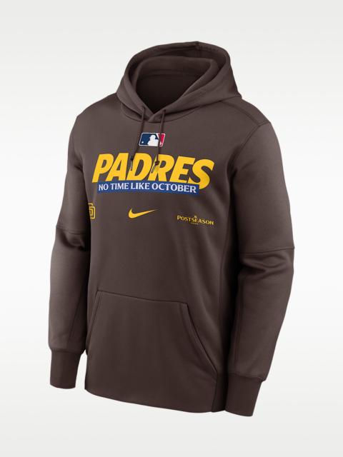 Nike San Diego Padres 2026 Postseason Authentic Collection Men's Nike Therma-FIT MLB Pullover Hoodie